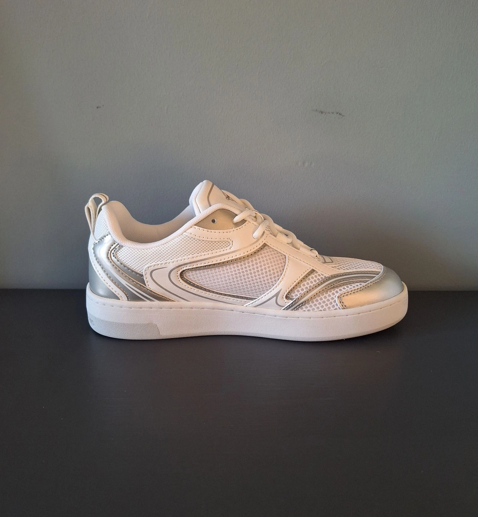 Calvin Klein tênis branco prateado tamanho 40 – photo 3